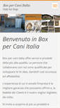 Mobile Screenshot of boxpercanitalia.com